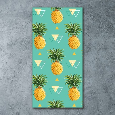 Tableau verre acrylique Ananas