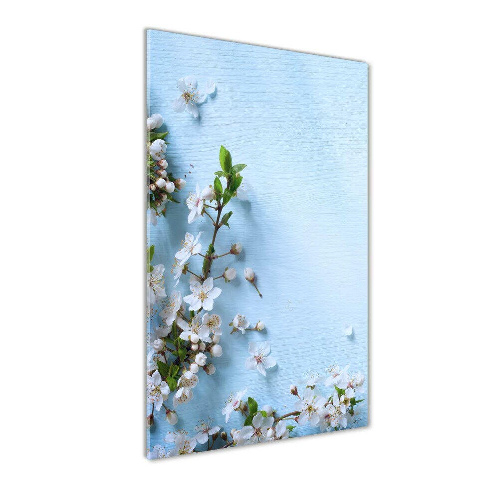 Tableau verre acrylique Fleurs de cerisier