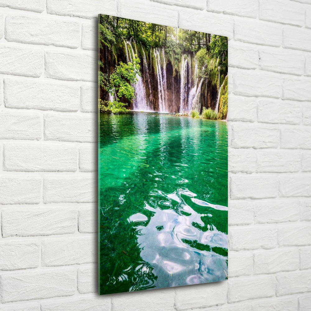 Tableau verre acrylique Lacs de Plitvice