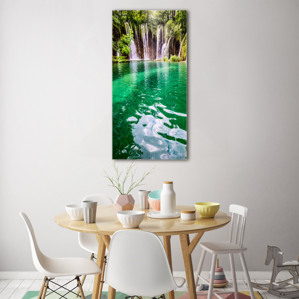 Tableau verre acrylique Lacs de Plitvice