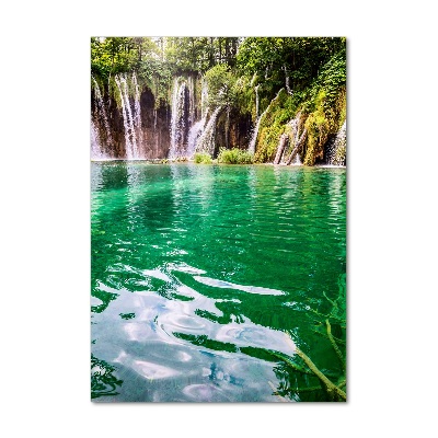 Tableau verre acrylique Lacs de Plitvice