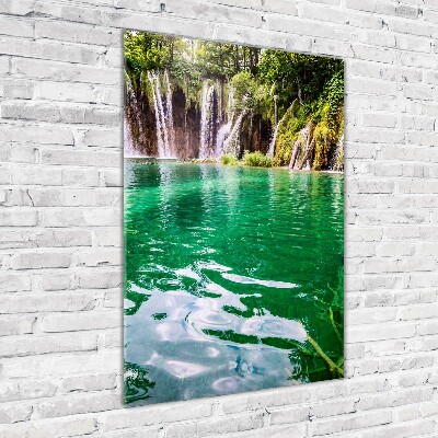 Tableau verre acrylique Lacs de Plitvice