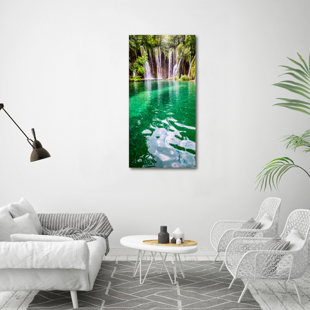 Tableau verre acrylique Lacs de Plitvice