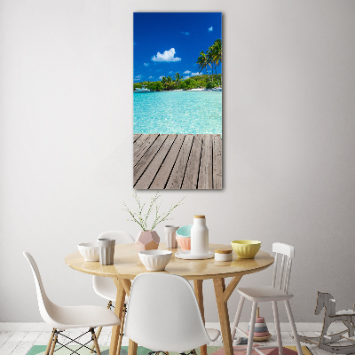 Tableau en acrylique Plage tropicale