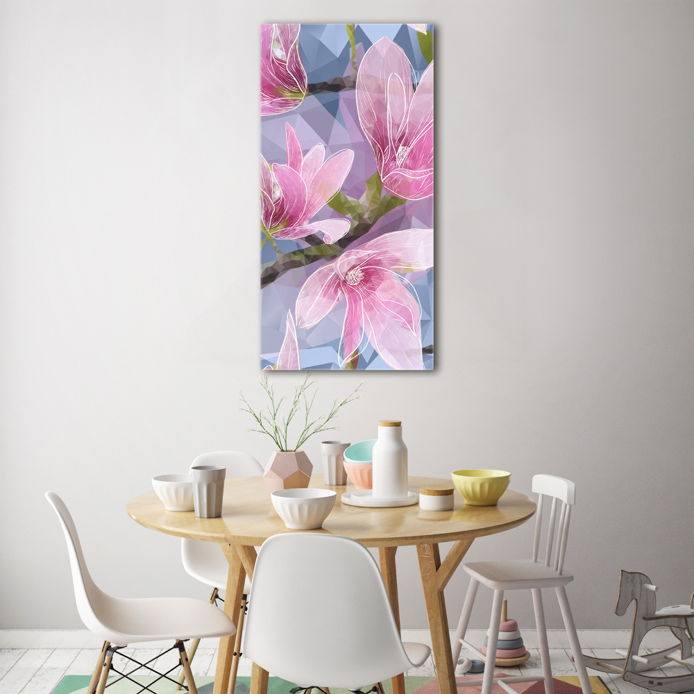 Acrylique tableau Fleur de magnolia