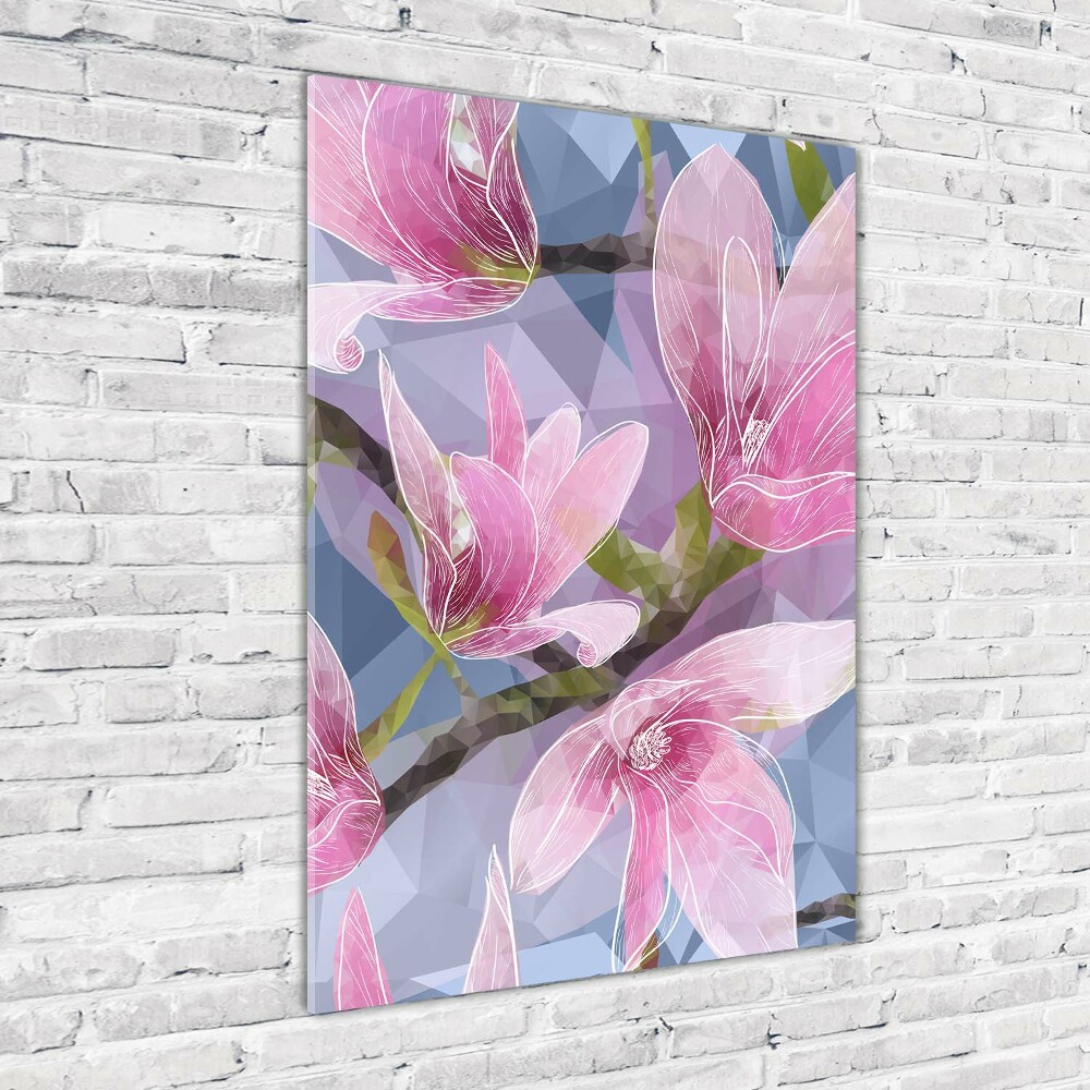 Acrylique tableau Fleur de magnolia