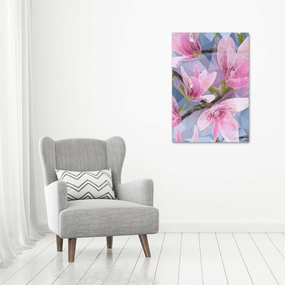 Acrylique tableau Fleur de magnolia