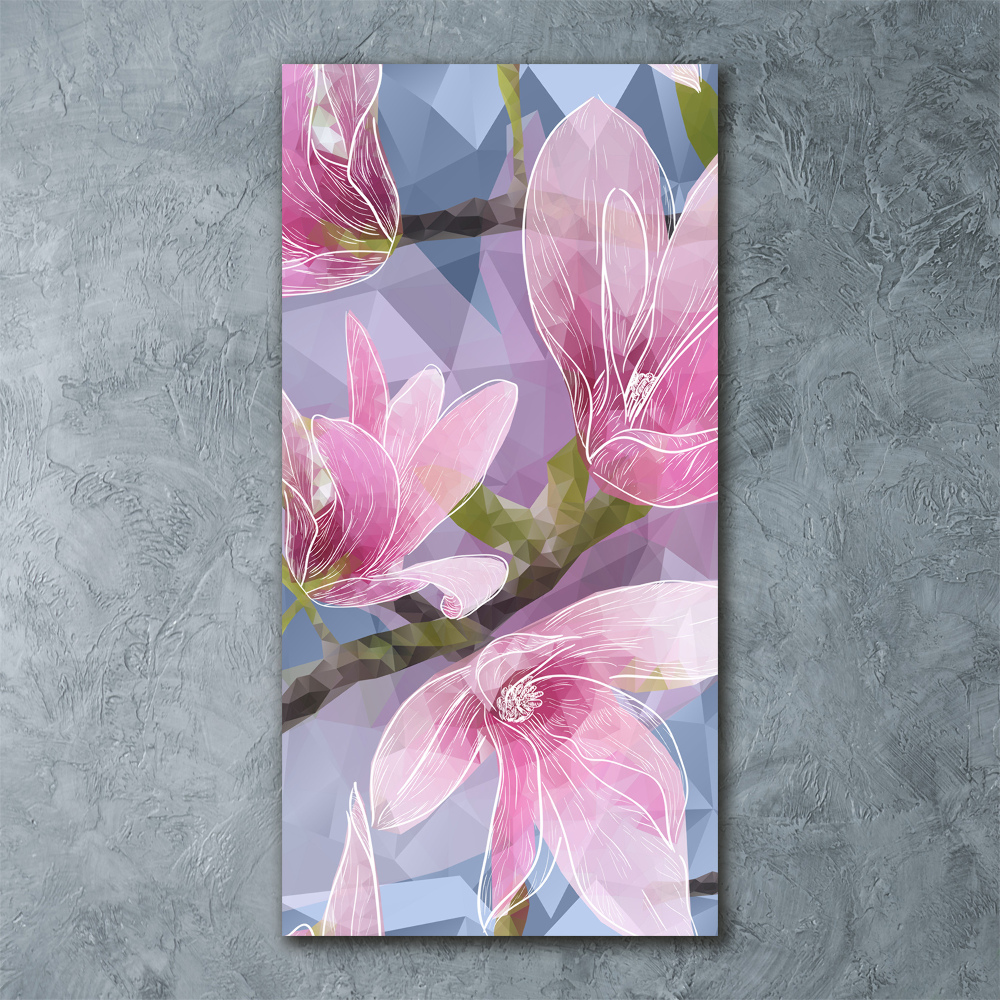 Acrylique tableau Fleur de magnolia