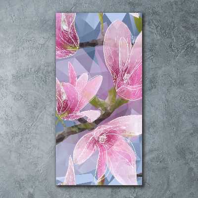 Acrylique tableau Fleur de magnolia