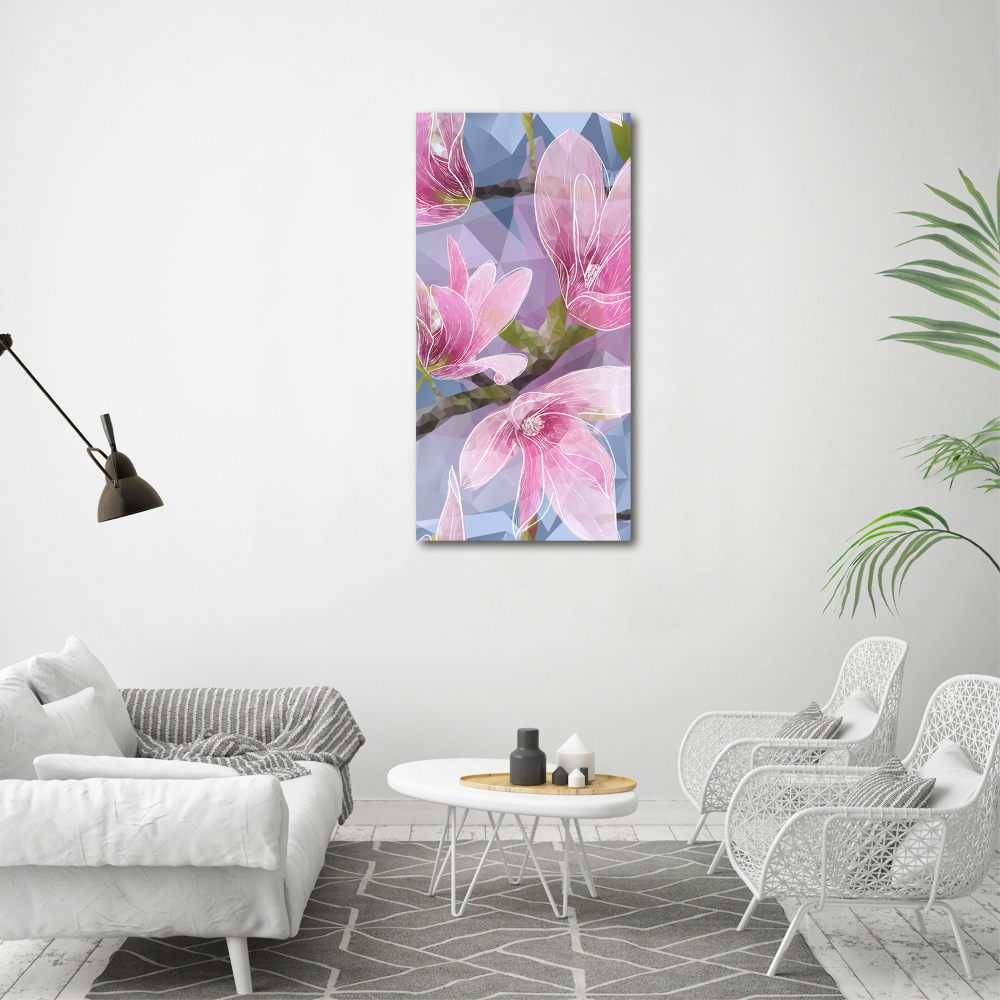 Acrylique tableau Fleur de magnolia