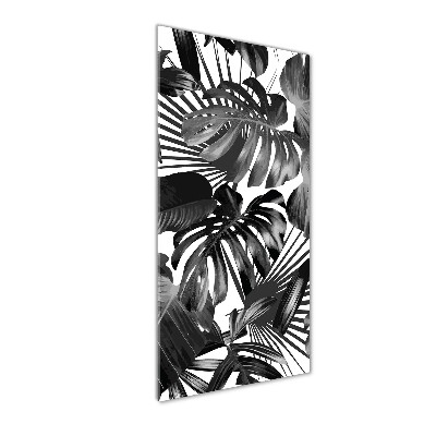 Tableau acrylique Feuilles exotiques