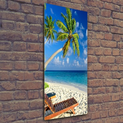 Tableau acrylique Plage tropicale