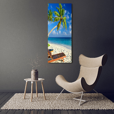 Tableau acrylique Plage tropicale