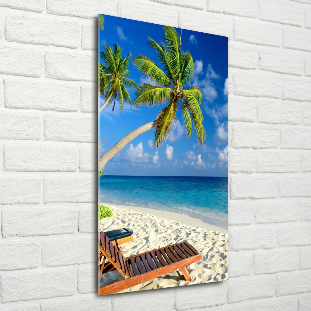 Tableau acrylique Plage tropicale