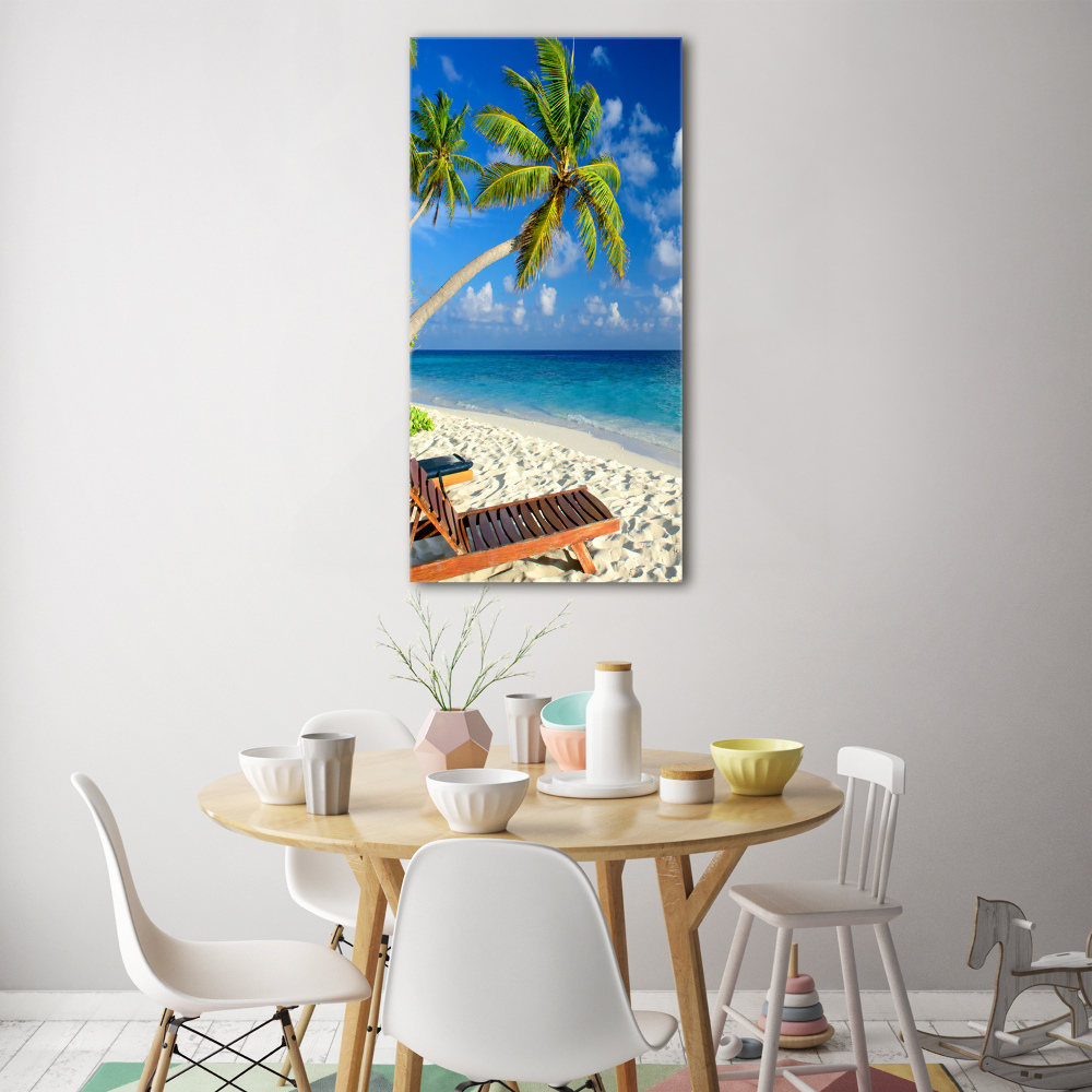 Tableau acrylique Plage tropicale