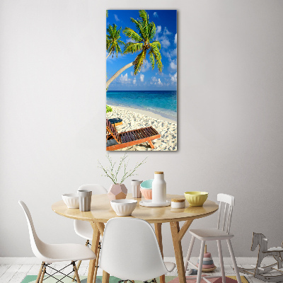 Tableau acrylique Plage tropicale