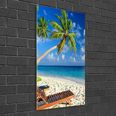 Tableau acrylique Plage tropicale