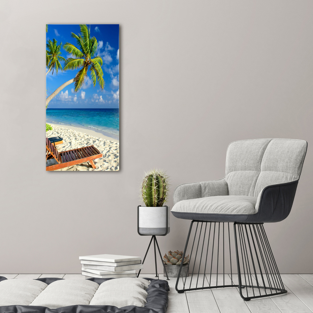 Tableau acrylique Plage tropicale