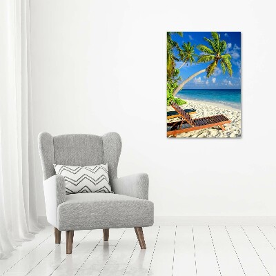 Tableau acrylique Plage tropicale