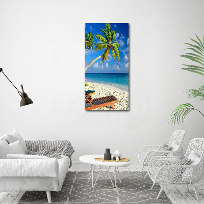 Tableau acrylique Plage tropicale