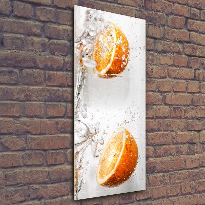 Tableau verre acrylique Oranges