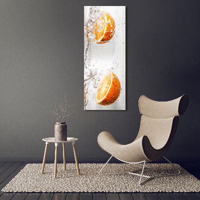 Tableau verre acrylique Oranges