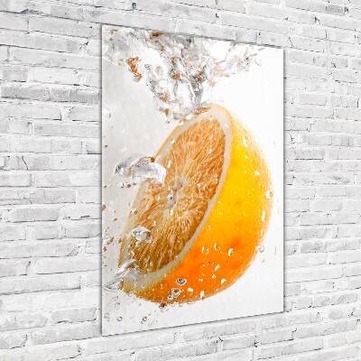 Tableau verre acrylique Oranges