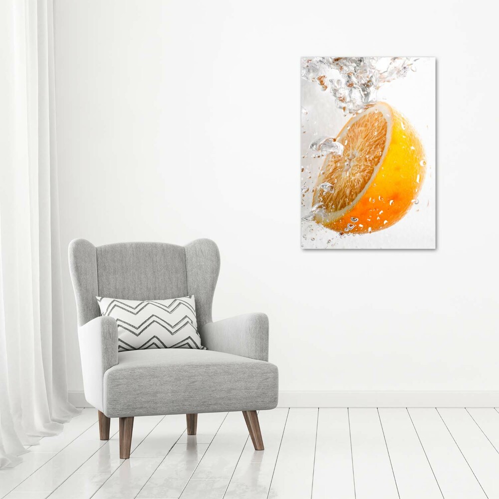 Tableau verre acrylique Oranges