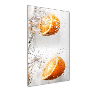 Tableau verre acrylique Oranges