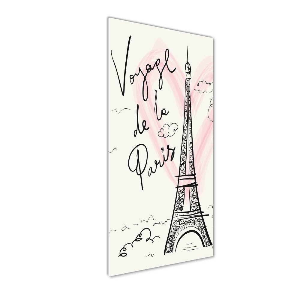 Tableau en acrylique Tour Eiffel symbole de la France