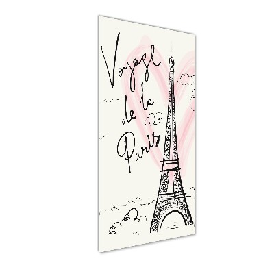 Tableau en acrylique Tour Eiffel symbole de la France