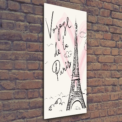 Tableau en acrylique Tour Eiffel symbole de la France