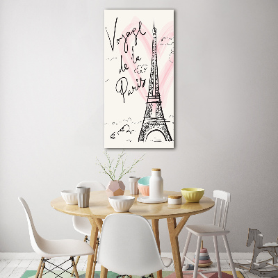 Tableau en acrylique Tour Eiffel symbole de la France