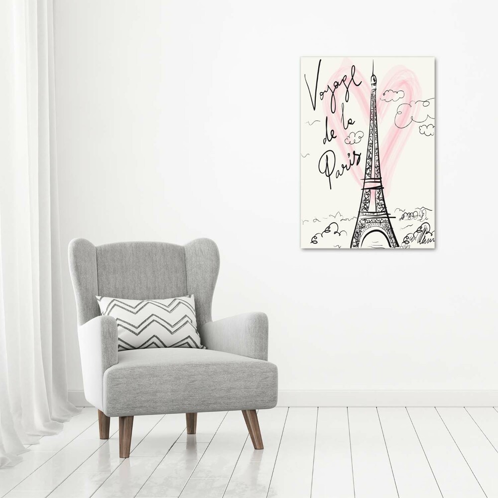 Tableau en acrylique Tour Eiffel symbole de la France