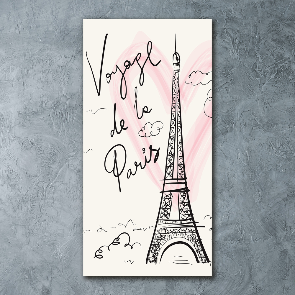 Tableau en acrylique Tour Eiffel symbole de la France