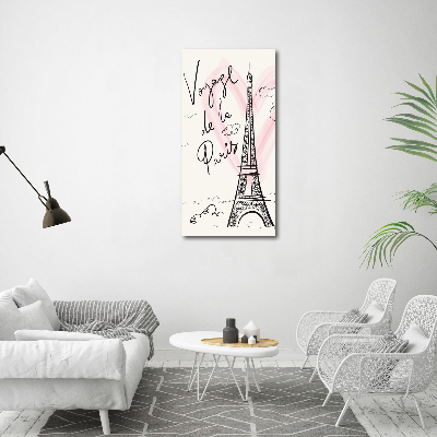 Tableau en acrylique Tour Eiffel symbole de la France