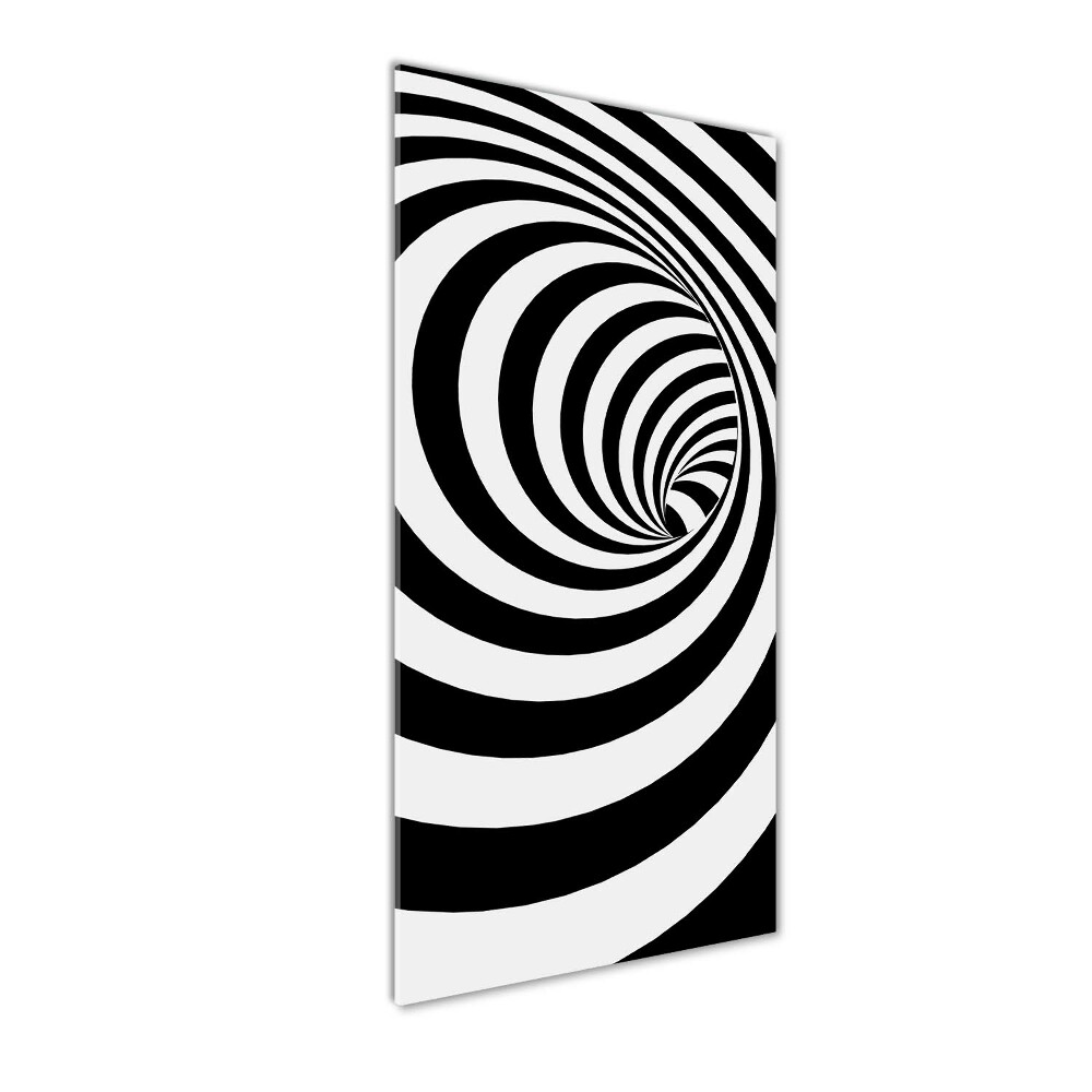 Acrylique tableau Spirale rayée