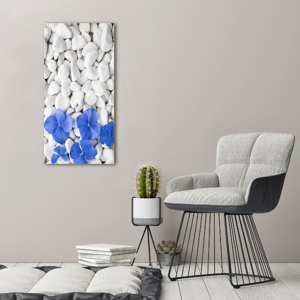 Tableau en acrylique Pierres d'hortensia