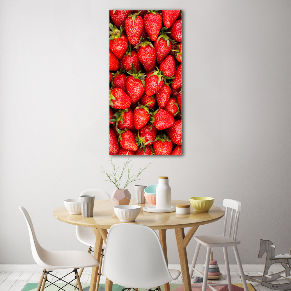 Tableau en acrylique Les fraises