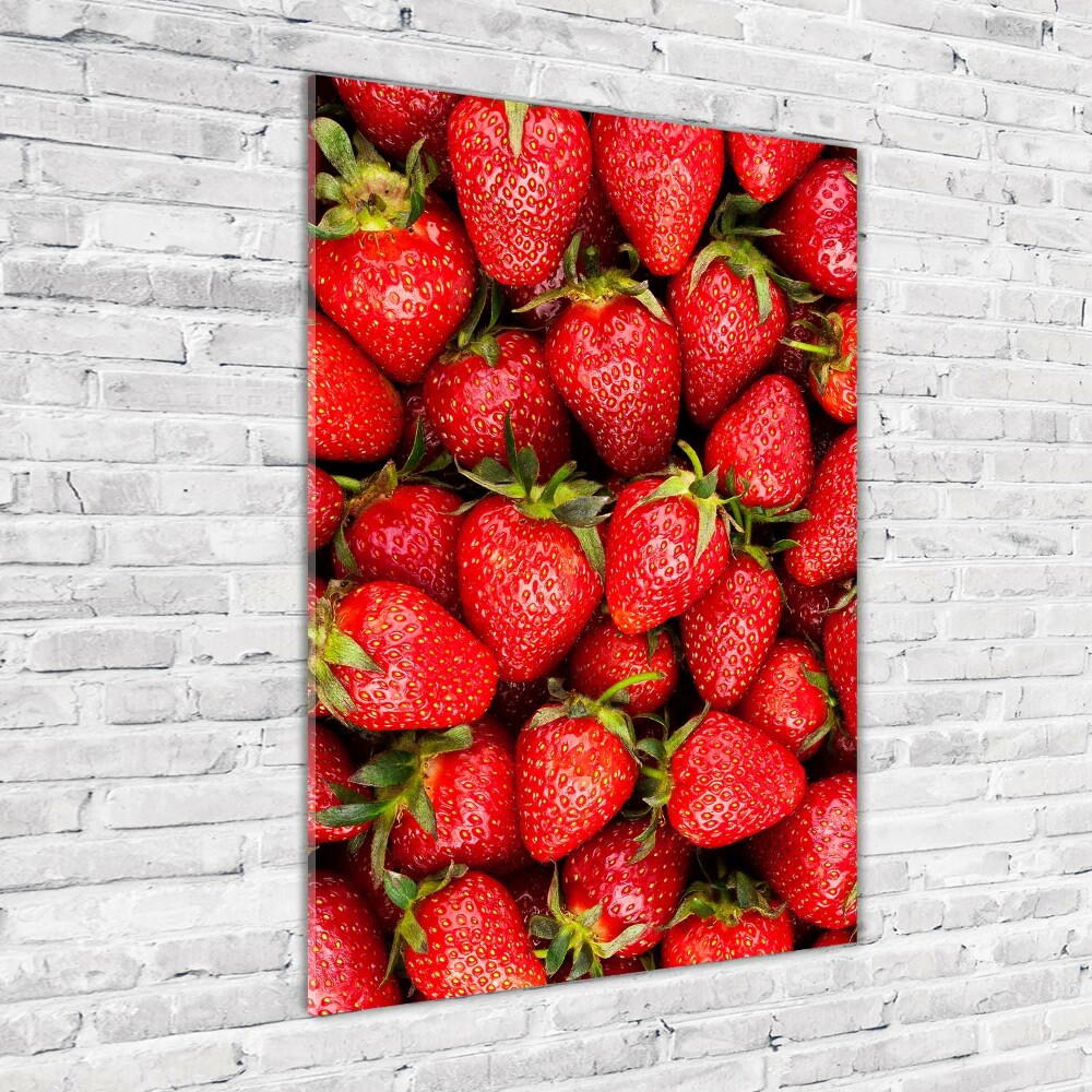 Tableau en acrylique Les fraises