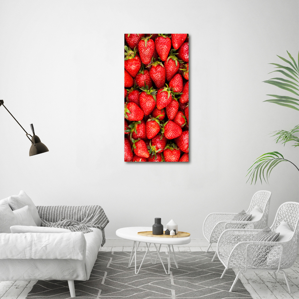 Tableau en acrylique Les fraises