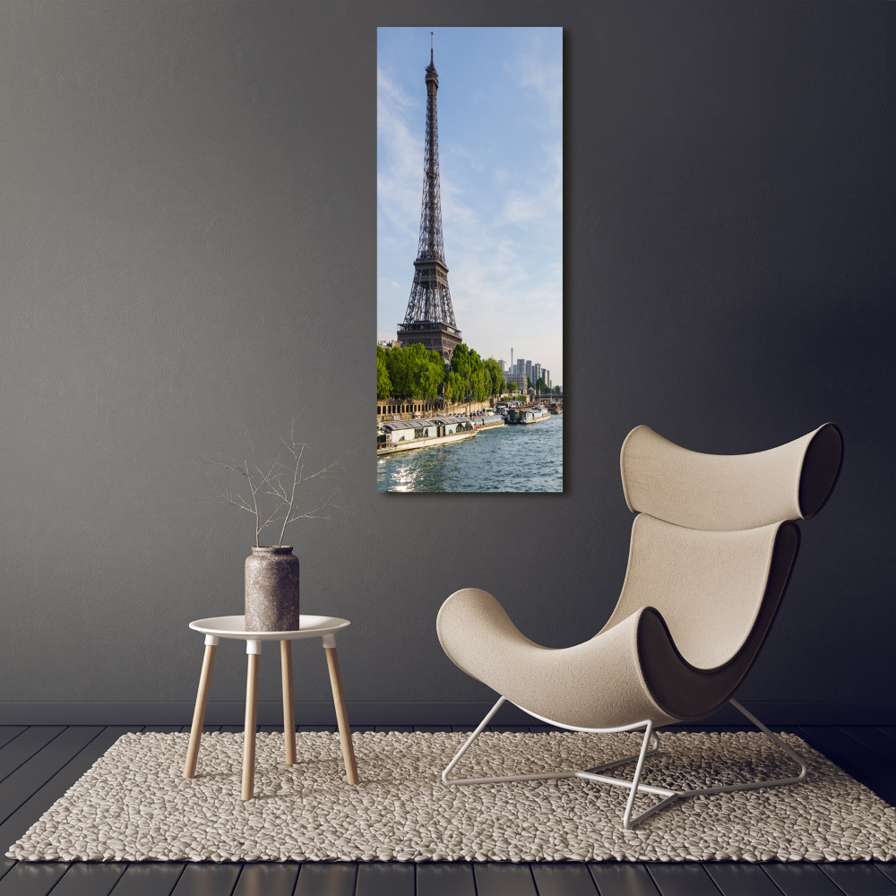 Tableau verre acrylique Tour Eiffel symbole de la France