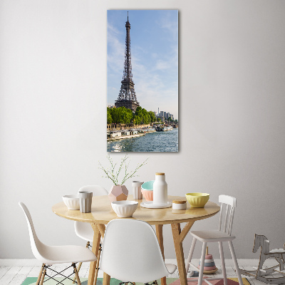 Tableau verre acrylique Tour Eiffel symbole de la France