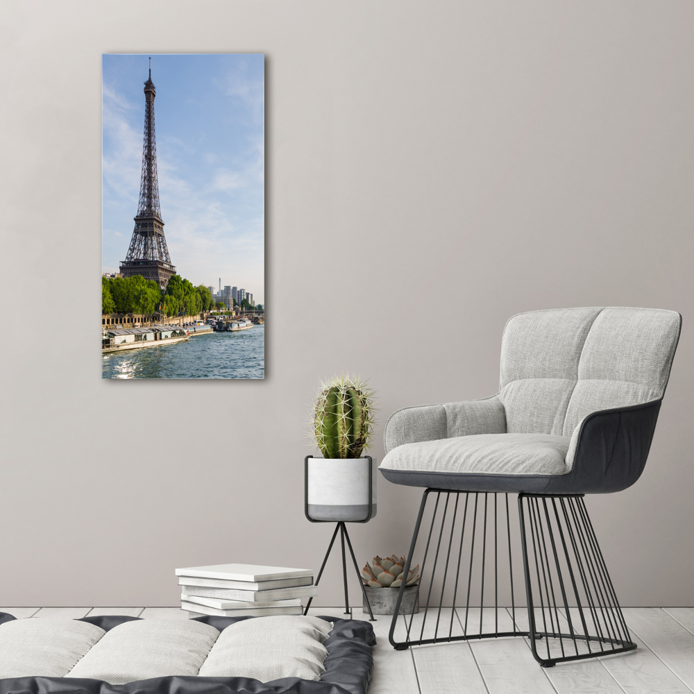 Tableau verre acrylique Tour Eiffel symbole de la France