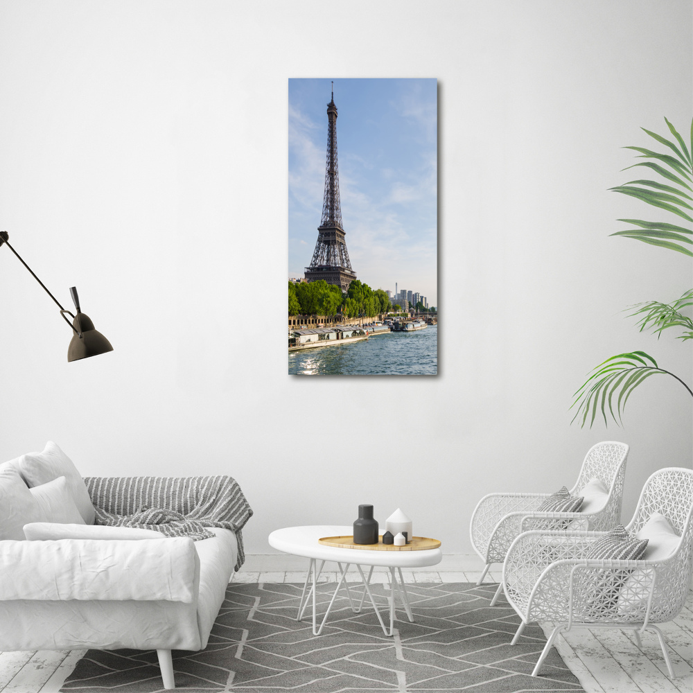 Tableau verre acrylique Tour Eiffel symbole de la France