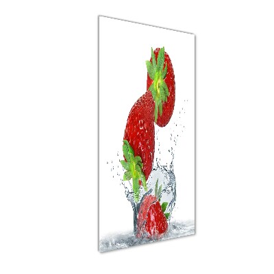 Tableau verre acrylique Les fraises