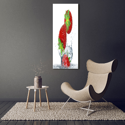 Tableau verre acrylique Les fraises