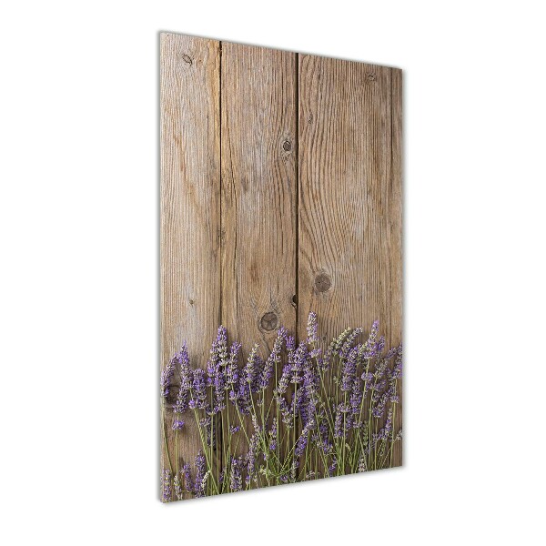 Lavande sur bois