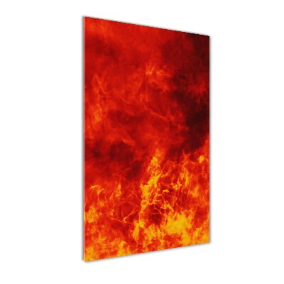 Tableau acrylique Flammes