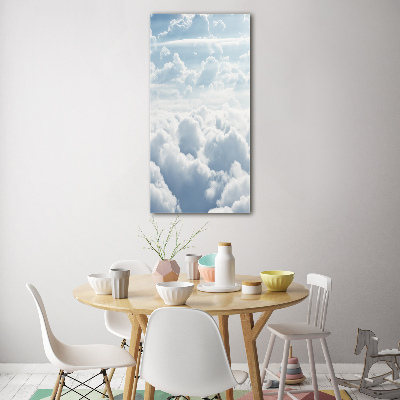 Acrylique tableau Vol au-dessus des nuages